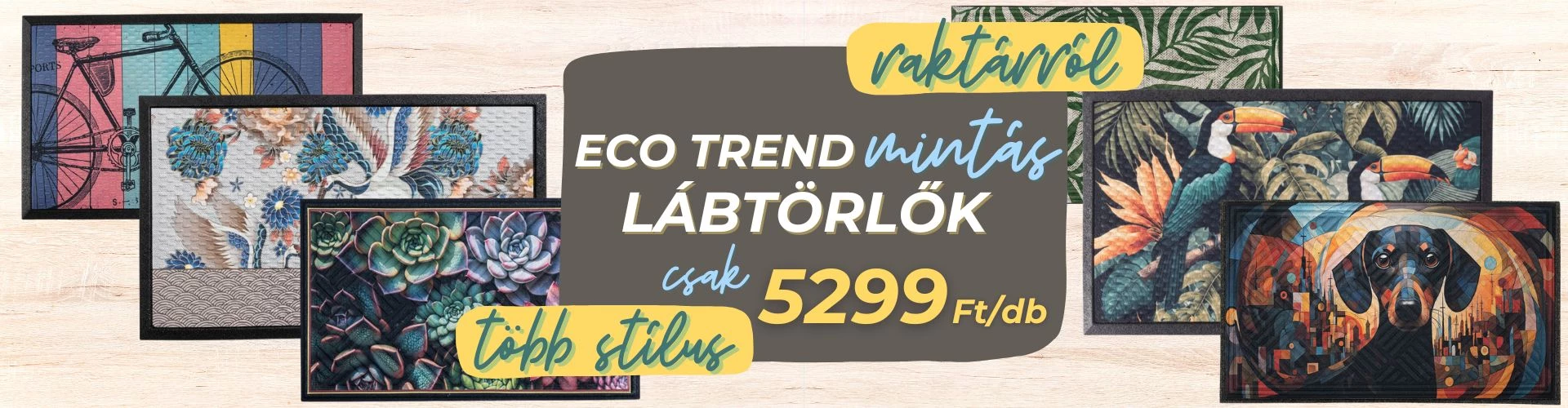 eco trend lábtörlők