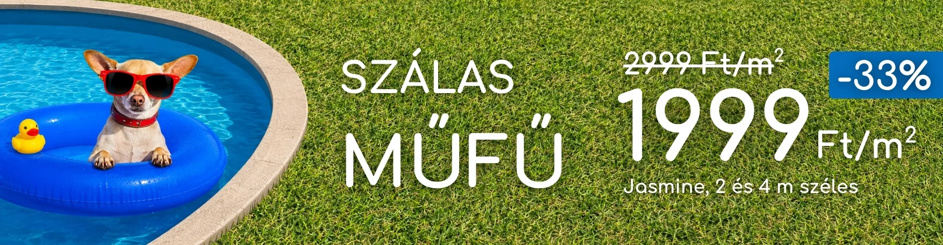 Jasmine műfű banner