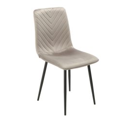 AS125 Étkezőszék - Szürke bársony