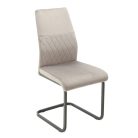 AS126 Étkezőszék - Szürke bársony