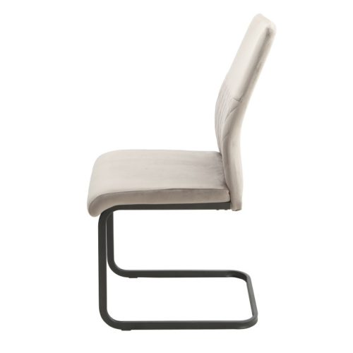 AS126 Étkezőszék - Szürke bársony