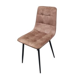 AS116-KD étkezőszék, barna bársony