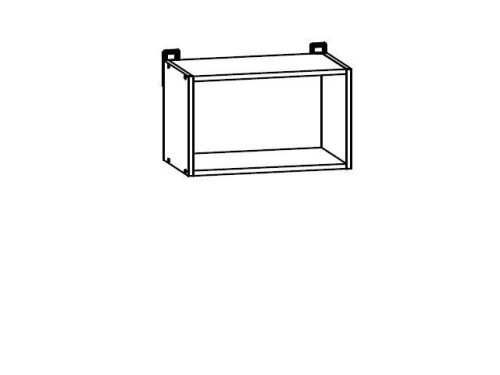 JUNONA LINE - GO/60/30 - Felsőszekrény elem szagelszívóhoz (Sonoma tölgy/wenge)