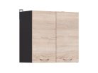 JUNONA LINE - G2D/60/57 - Felsőszekrény elem (Sonoma tölgy/wenge)