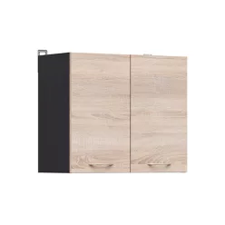   JUNONA LINE - G2D/80/57 - Felsőszekrény elem (Sonoma tölgy/wenge)