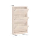 BRW NEPO PLUS cipősszekrény - fehér  (SFB3K)