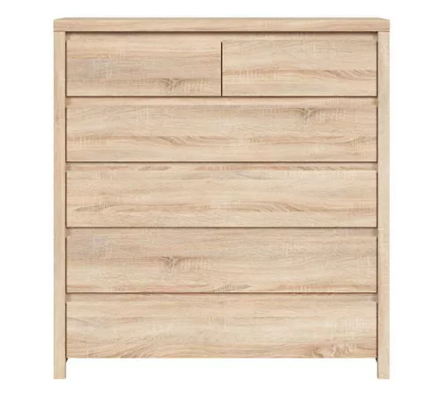 BRW KASPIAN 6 fiókos komód sonoma tölgy