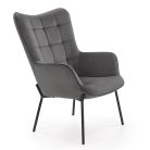 CASTEL - fotel - Szürke