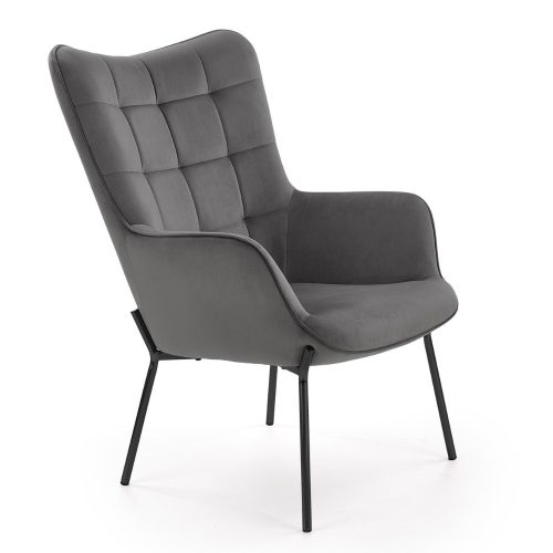 CASTEL - fotel - Szürke