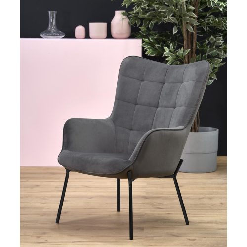 CASTEL - fotel - Szürke