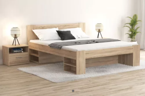 BRW NEPO PLUS ágykeret (LOZ3S) 160 x 200 -  dab sonoma