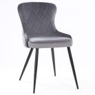 LOTUS Velvet - Étkezőszék (Szürke)