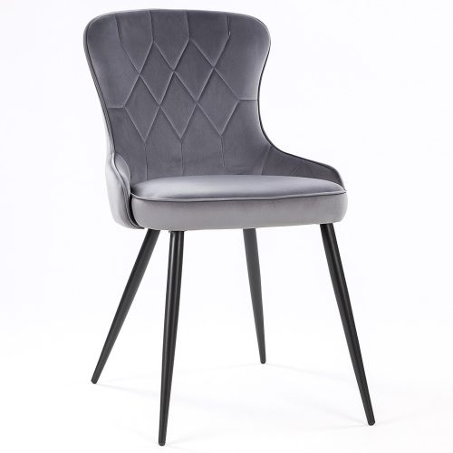 LOTUS Velvet - Étkezőszék (Szürke)