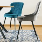 LOTUS Velvet - Étkezőszék (Szürke)