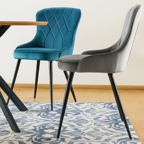 LOTUS Velvet - Étkezőszék (Szürke)