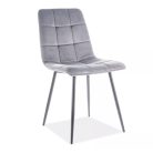 MILA Velvet - Étkezőszék (Szürke)