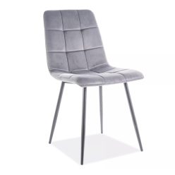 MILA Velvet - Étkezőszék (Szürke)