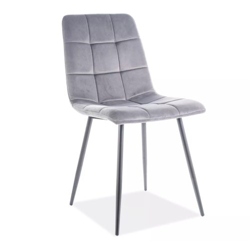 MILA Velvet - Étkezőszék (Szürke)
