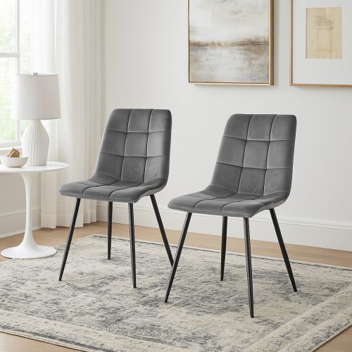 MILA Velvet - Étkezőszék (Szürke)