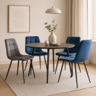 MILA Velvet - Étkezőszék (Szürke)