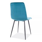 MILA Velvet - Étkezőszék (Türkiz)