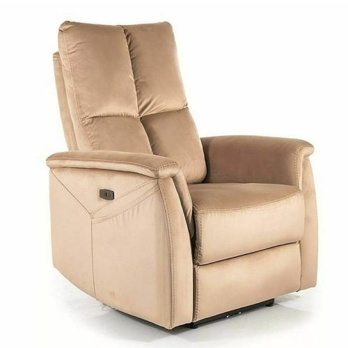 NEPTUN M - Relax fotel (masszásfunkció, fűthető) bézs