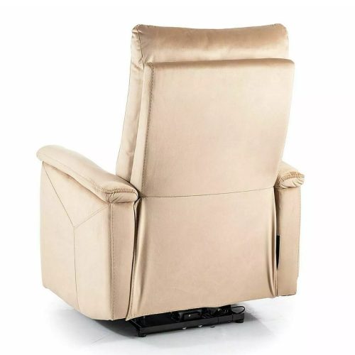 NEPTUN M - Relax fotel (masszásfunkció, fűthető) bézs