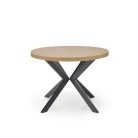 PERONI - Bővíthető étkezőasztal 100-250 cm - Aranytölgy/fekete