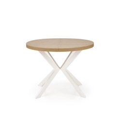   PERONI - Bővíthető étkezőasztal 100-250 cm - Aranytölgy/fehér