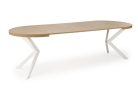 PERONI - Bővíthető étkezőasztal 100-250 cm - Aranytölgy/fehér