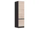 JUNONA LINE - D2D/50/195-L - Magasszekrény elem, balos (Sonoma tölgy/wenge)