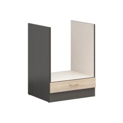   JUNONA LINE - DPK/60/82 - Beépíthető sütős elem (Sonoma tölgy/wenge)