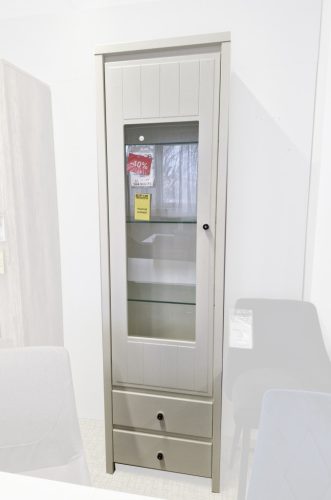KARET álló vitrin - fehér - Utolsó, kiállított darab!
