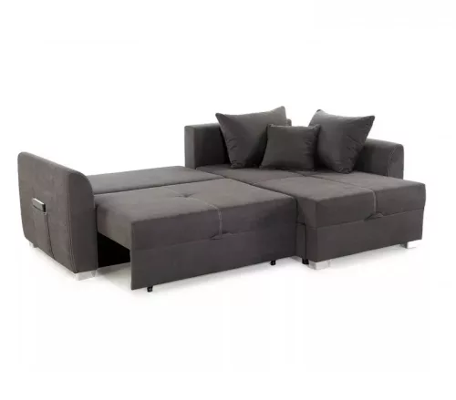 GROOMER - univerzális sarokkanapé - sötétszürke