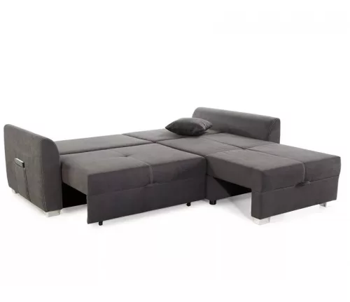 GROOMER - univerzális sarokkanapé - sötétszürke