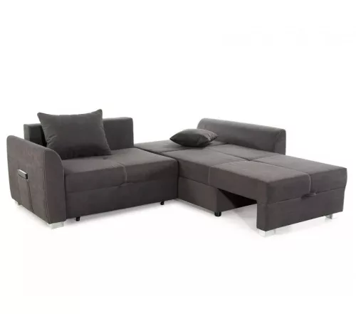 GROOMER - univerzális sarokkanapé - sötétszürke