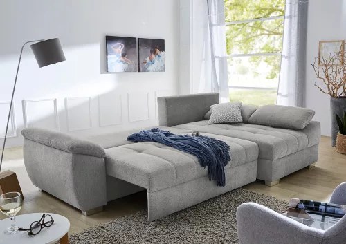 Elisten univerzális sarok ülőgarnitúra - szürke