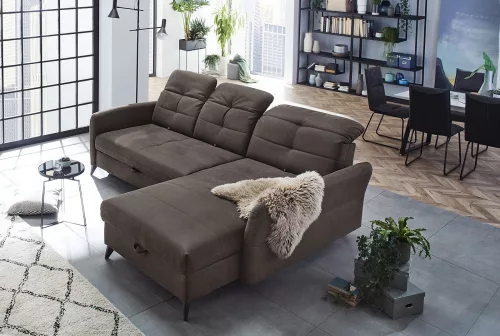 Soft sarokkanapé - szürke