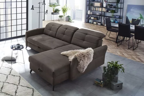 Soft sarokkanapé - szürke