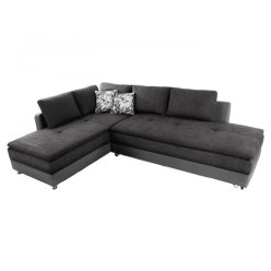 Mandera sarokkanapé balos - sötétszürke