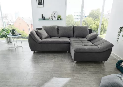 GUSTIO - Univerzális Sarokgarnitúra (Sötétszürke)