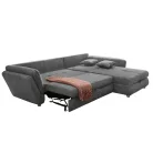 SENGEN - Sarokgarnitúra - Antracit