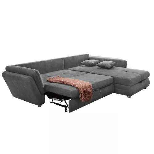 SENGEN - Sarokgarnitúra - Antracit