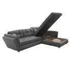 SENGEN - Sarokgarnitúra - Antracit