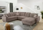 LOZANO - Ülőgarnitúra (Világosbarna)