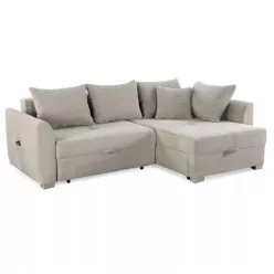   GROOMER - univerzális sarokkanapé - Kordhatású világos gríz