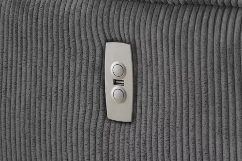 DAMASCUS - Sarokkanapé (kord sötétszürke)