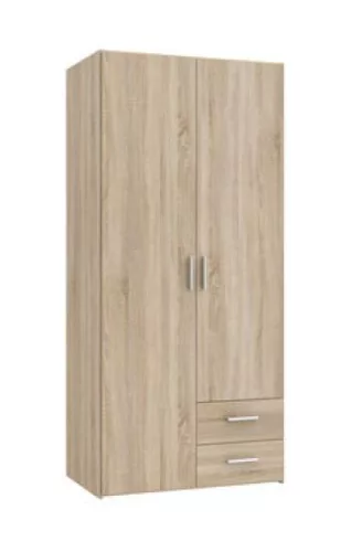 Telane 2-ajtós gardróbszekrény - sonoma tölgy