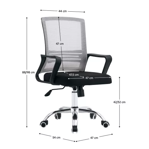 APOLO 2 NEW irodai forgószék (taupe)