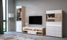 Gobi GB02 TV szekrény, artisan tölgy/fényes fehér